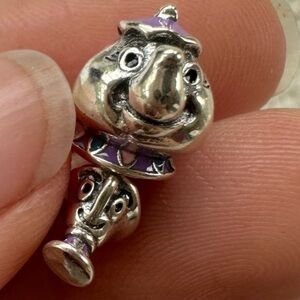 Authentic Pandora Disney Mrs. Potts & Chip Charm Sterling Silver S925 never worn